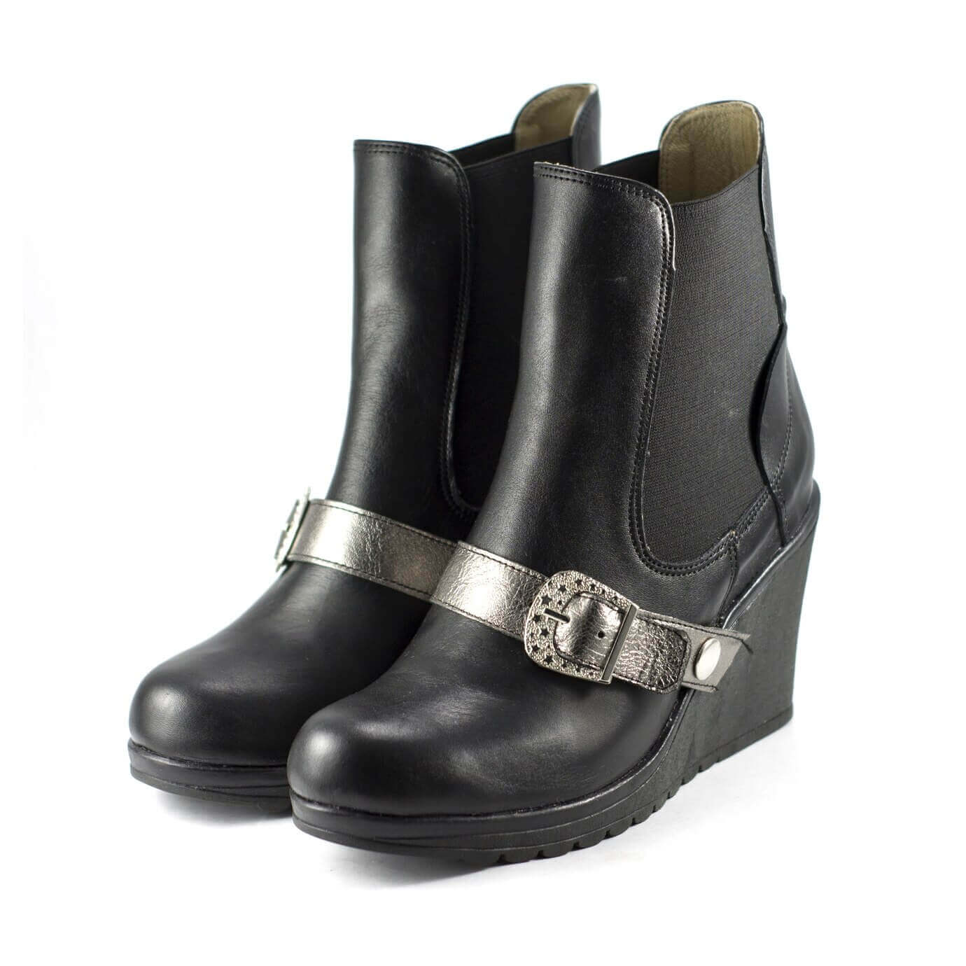 Midnight Leather Boots